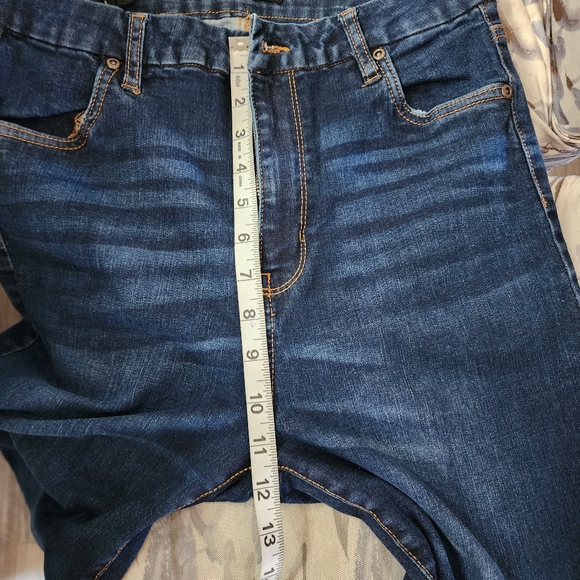 NUC BLUENOTES denium jeans Selena curvy high rise skinny , size 12 - Picture 8 of 9